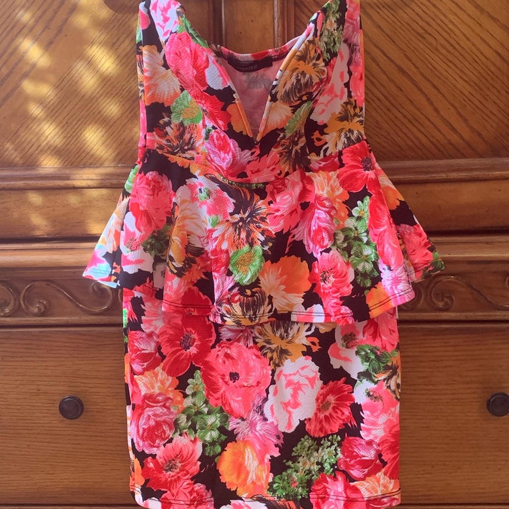 Strapless dress